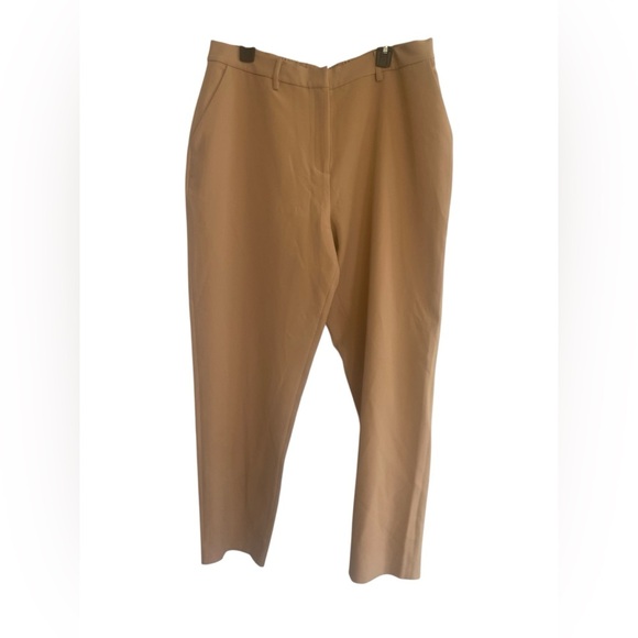 The Drop Women's Abby Flat Front Pant, Praline Size XL NEW - Picture 2 of 15